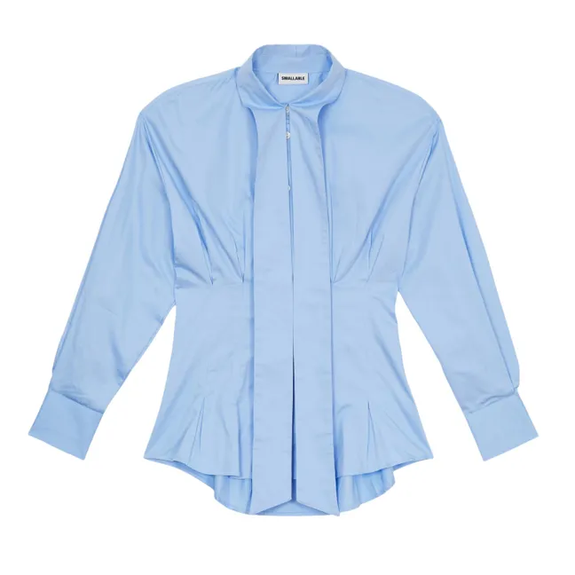 Chemise Agnes Rayée | Bleu ciel