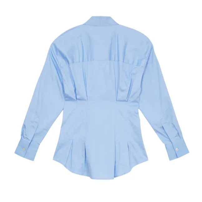 Chemise Agnes Rayée | Bleu ciel