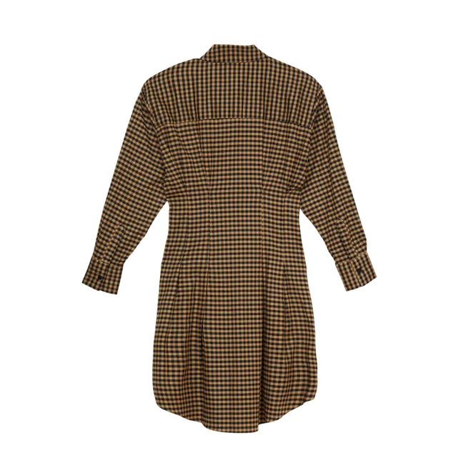 Robe Chemise Risa Carreaux | Marron