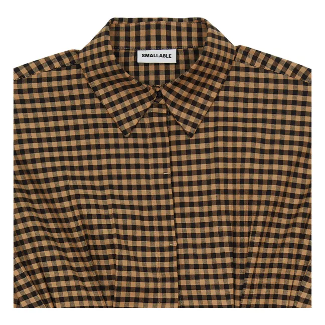 Robe Chemise Risa Carreaux | Marron