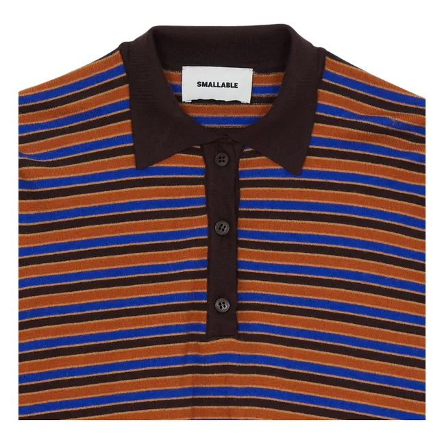 Polo Selina Rayé | Marron