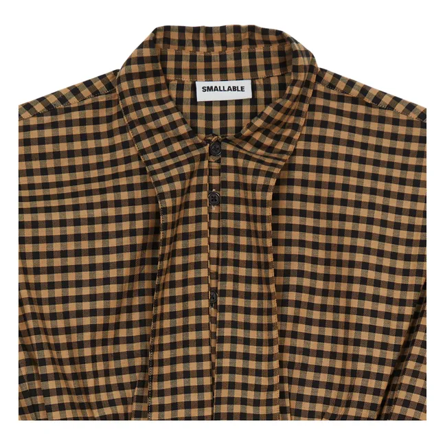 Chemise Agnes Carreaux | Marron