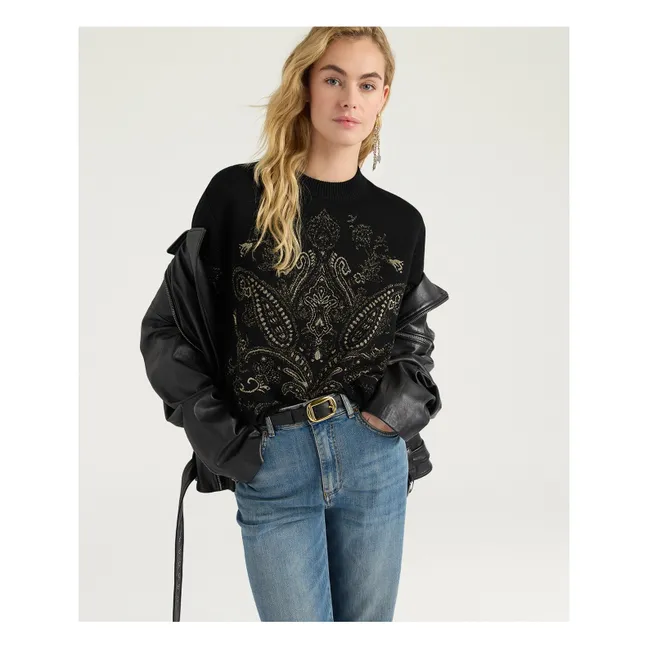 Pull Mosi Laine | Noir