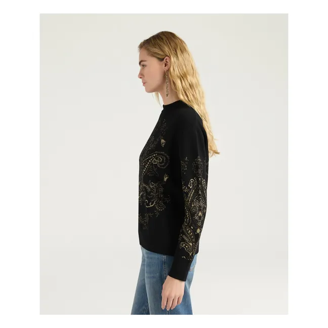 Pull Mosi Laine | Noir