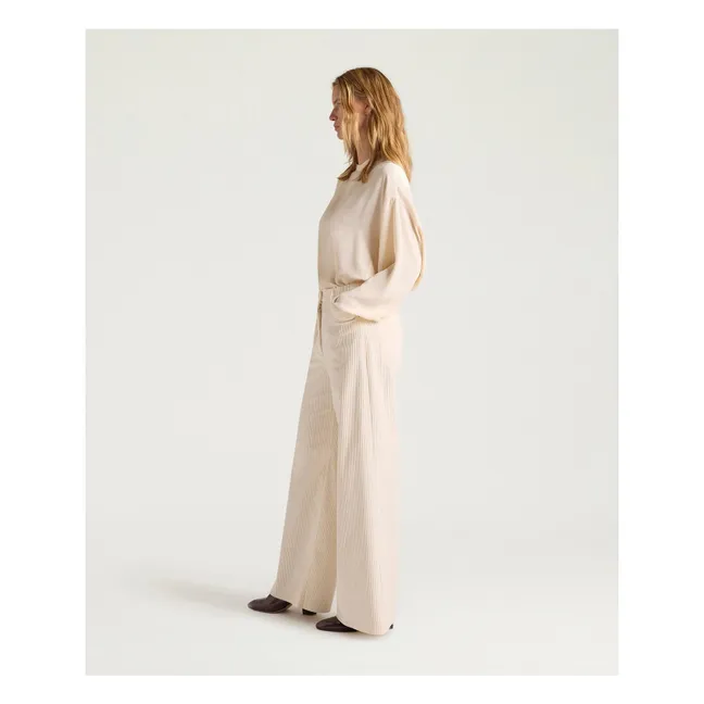 Pantalon Aoki Bis Coton | Crème