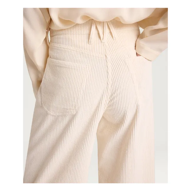 Pantalon Aoki Bis Coton | Crème