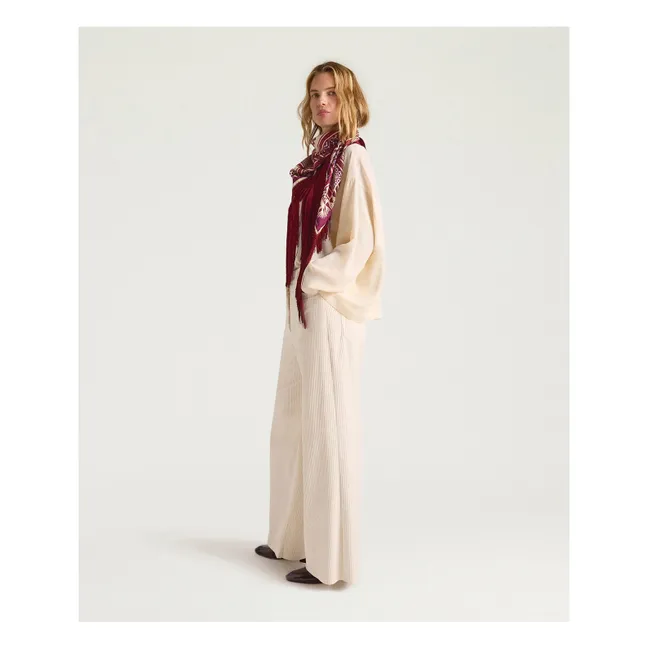 Pantalon Aoki Bis Coton | Crème