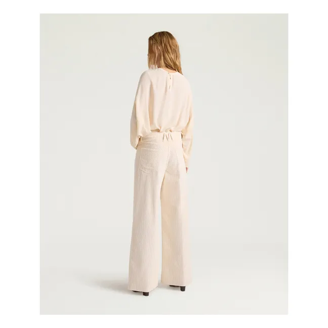 Pantalon Aoki Bis Coton | Crème