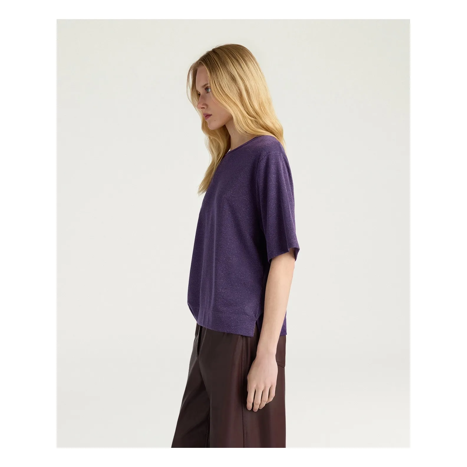 T-shirt Iora Irisé | Améthyste- Image produit n°2