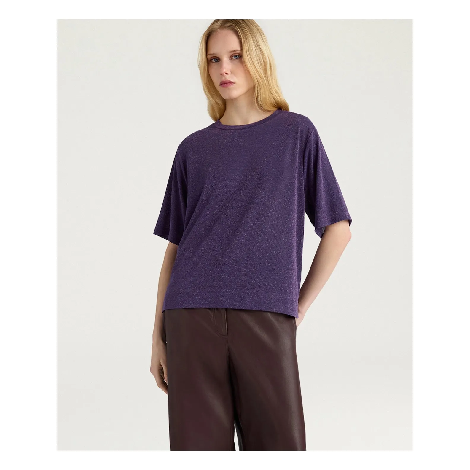 T-shirt Iora Irisé | Améthyste- Image produit n°4