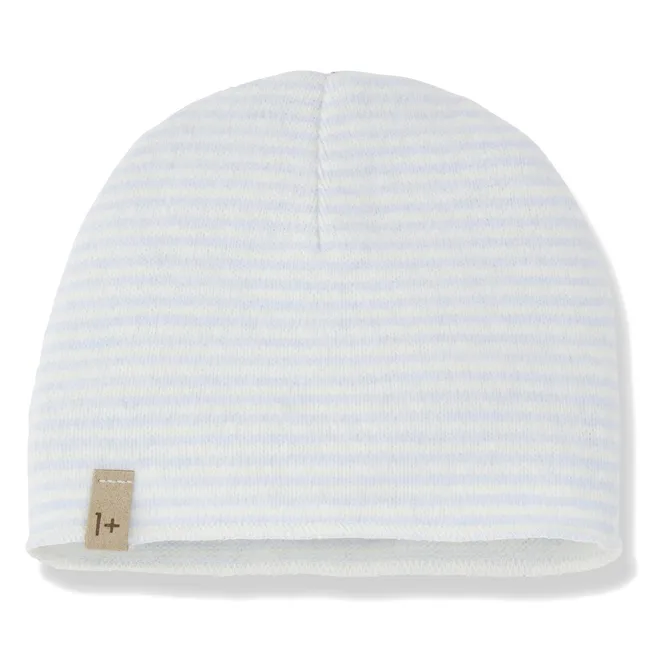 Bonnet Honore Rayé | Bleu ciel