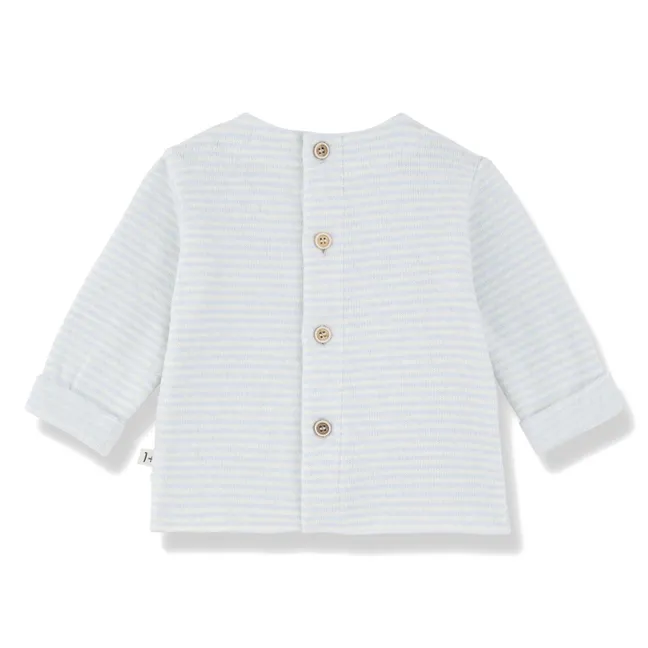 Camiseta Belfort a rayas | Azul Cielo