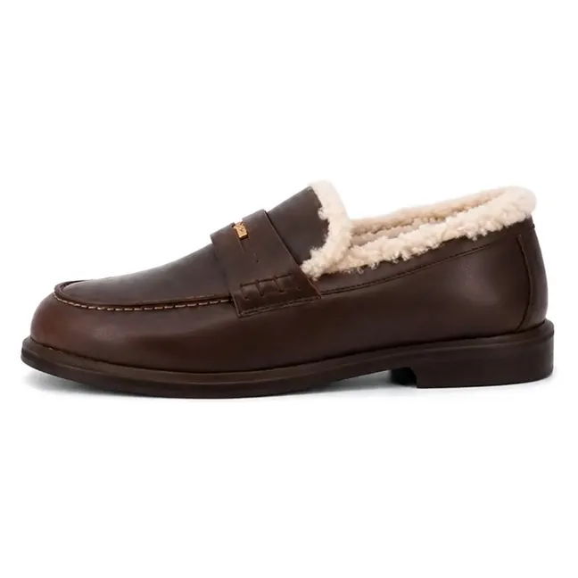 Mocassins Noa Fourrés | Acajou