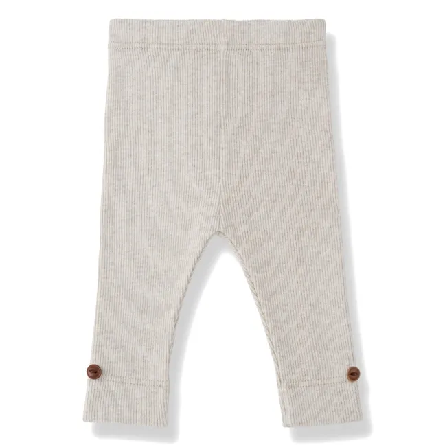 Sina Leggings | Heather white