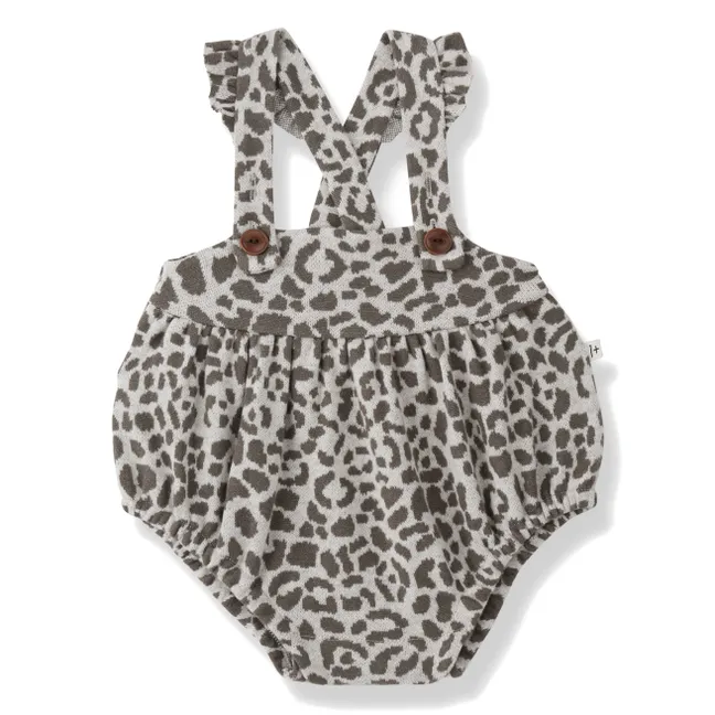 Barboteuse Siena Léopard Polaire | Taupe