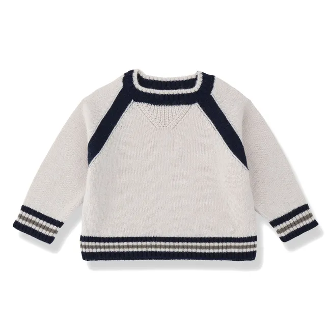 Pull Milano Laine Merinos | Blanc cassé
