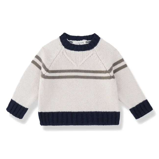 Pull Torino Laine Merinos | Blanc cassé
