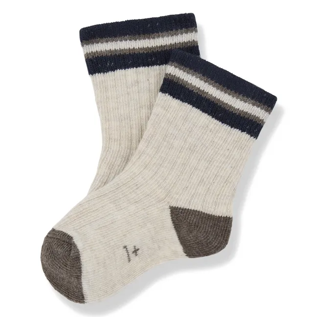 Sicilia Socks | Heather white