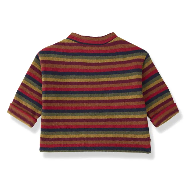 Striped Nain Sweatshirt | Red
