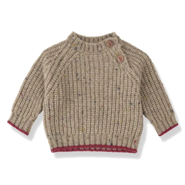 Pull Maligne Laine | Beige