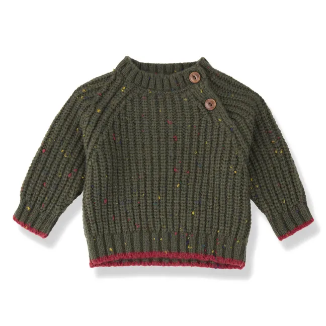 Pull Maligne Laine | Kaki
