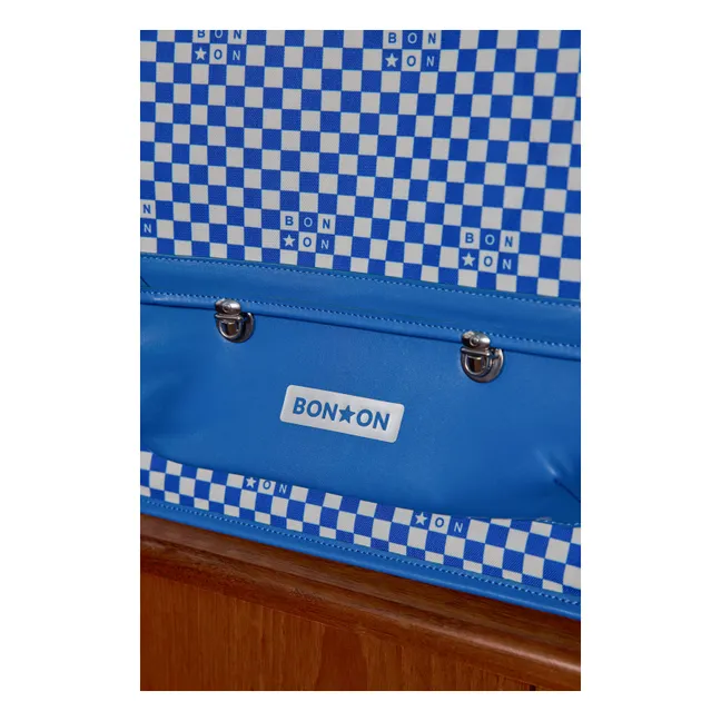 Cartable Damier | Bleu