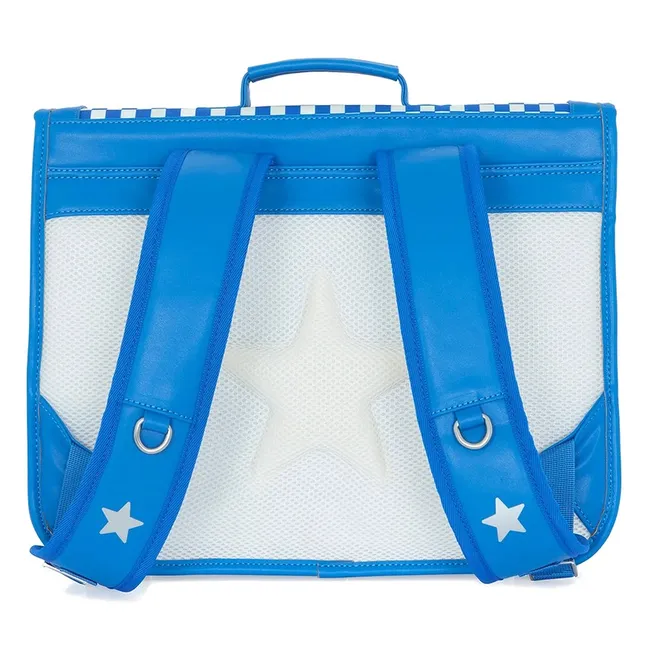 Cartable Damier | Bleu