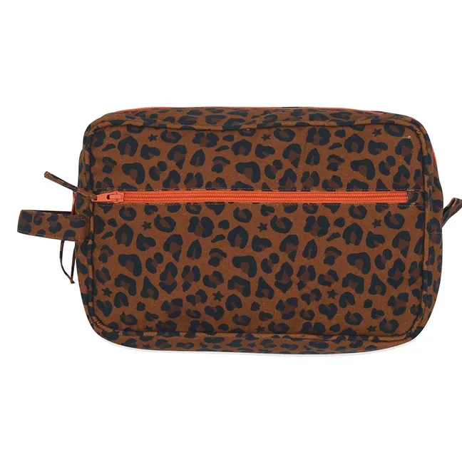 Trousse Léopard | Marron