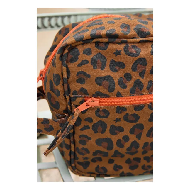 Trousse Léopard | Marron