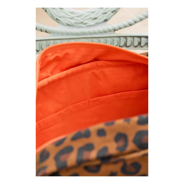 Trousse Léopard | Marron