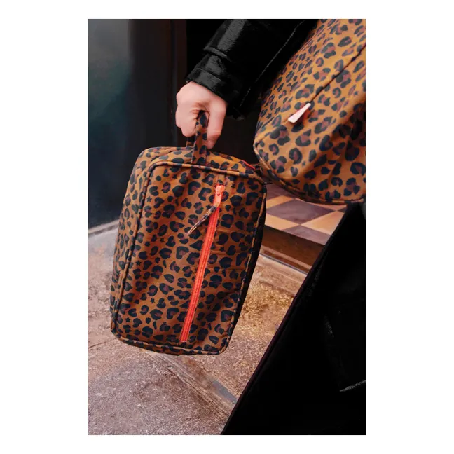Trousse Léopard | Marron