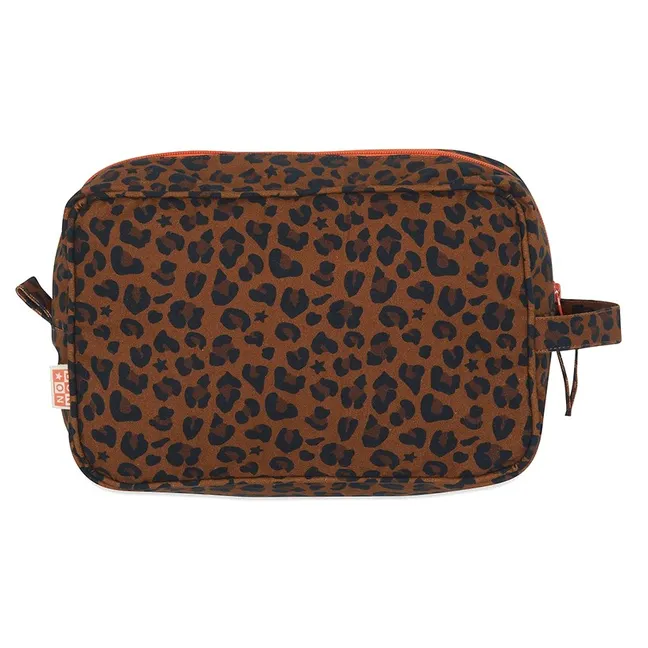 Trousse Léopard | Marron