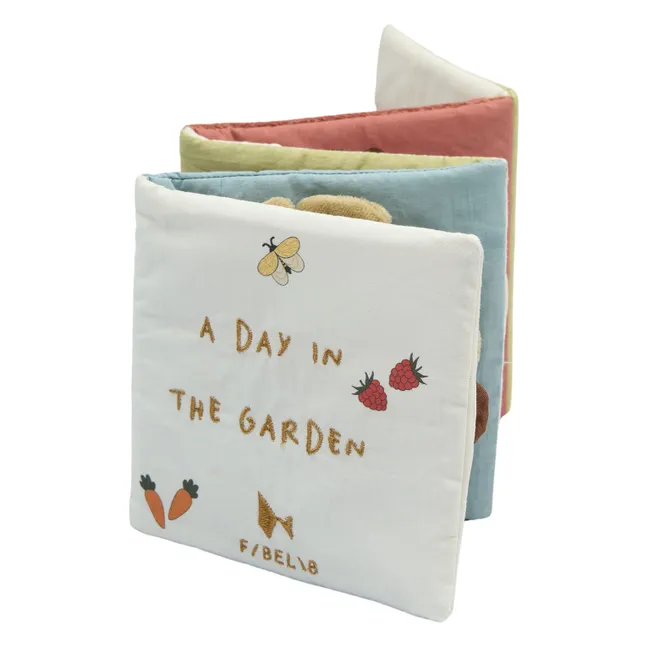 Livre en tissu Garden | Ecru
