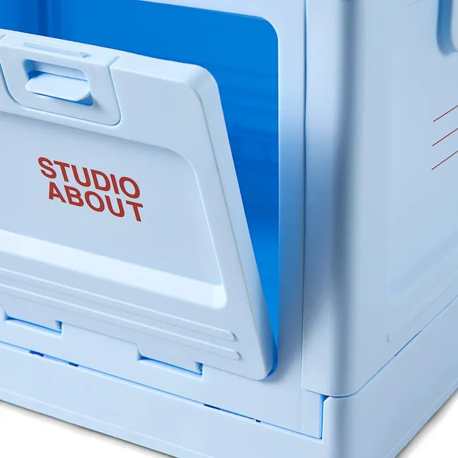 Stackable storage box | Light blue