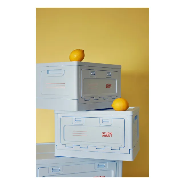 Stackable storage box | Light blue