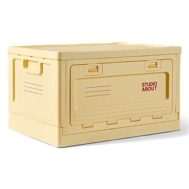 Stackable storage box | Pale yellow