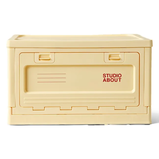 Stackable storage box | Pale yellow