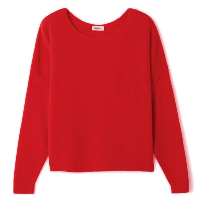Pull Damsville Laine | Rouge