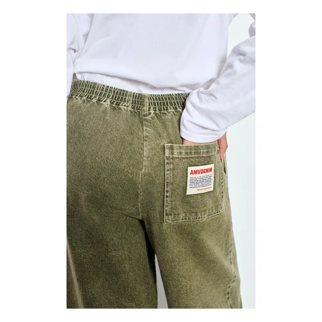 Pantalon Carotte Uzatown Coton | Olive
