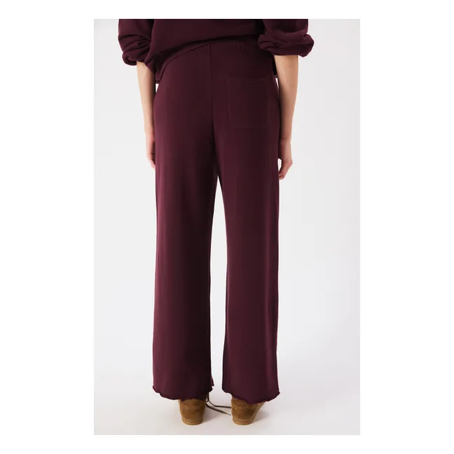 Jogger Atubay Coton | Lie de vin