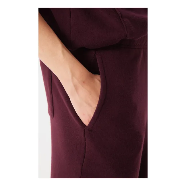 Jogger Atubay Coton | Lie de vin