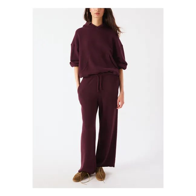 Jogger Atubay Coton | Lie de vin