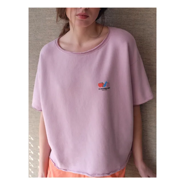 T-shirt Atubay Coton | Rose Litchi
