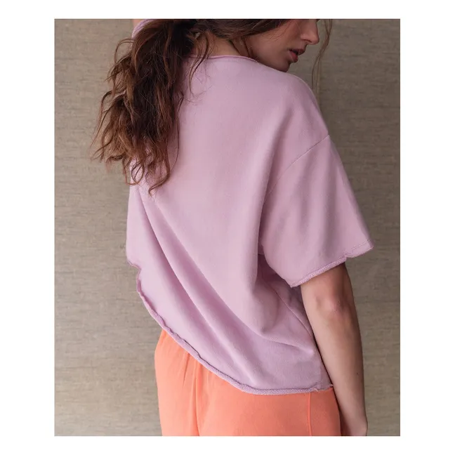 T-shirt Atubay Coton | Rose Litchi