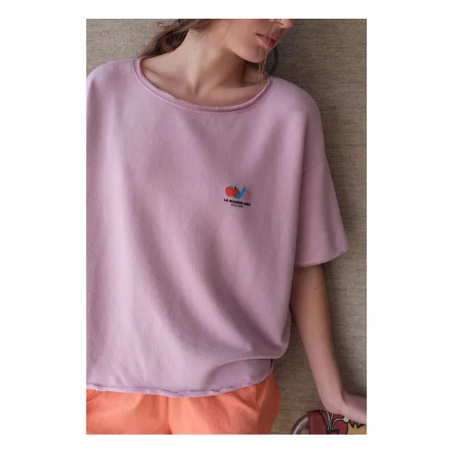 T-shirt Atubay Coton | Rose Litchi