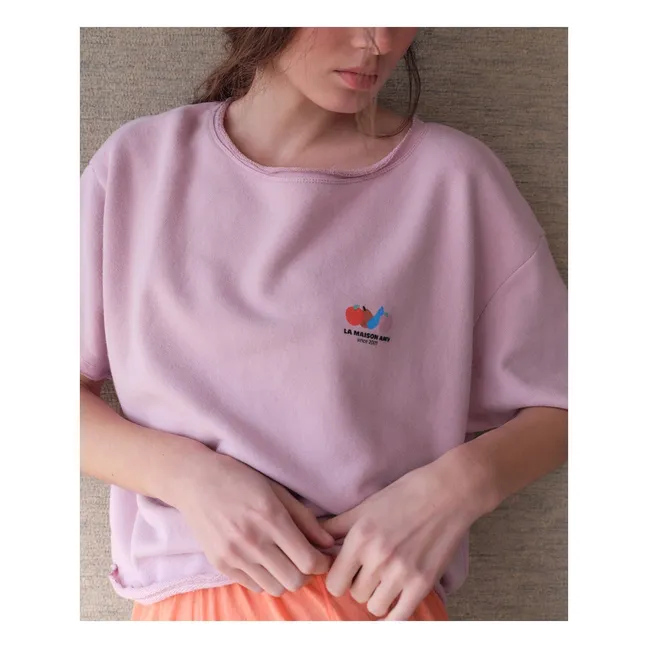 T-shirt Atubay Coton | Rose Litchi