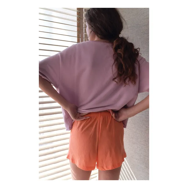 T-shirt Atubay Coton | Rose Litchi