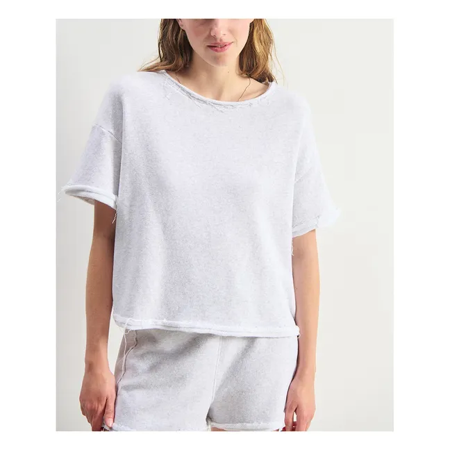 T-shirt Atubay Coton | Arctic blue