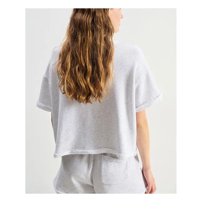 T-shirt Atubay Coton | Arctic blue
