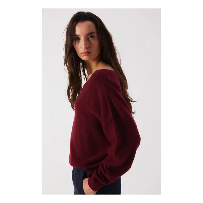 Pull Damsville Laine | Cerisier